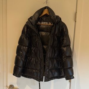 Super Puffer Jacket - Black Aritzia